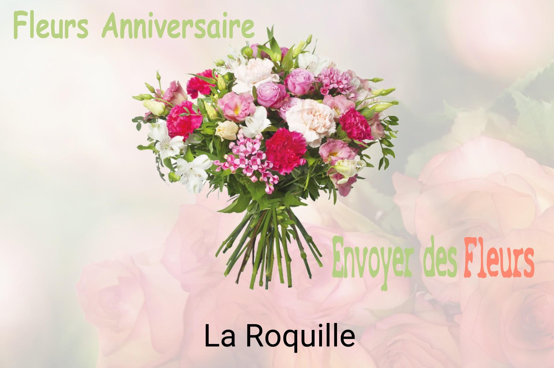 Bouquet de fleurs d’anniversaire livré à La Roquille
