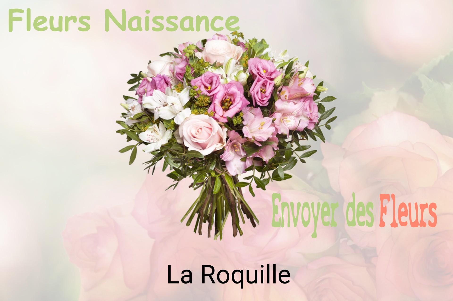 Bouquet de fleurs de naissance livré à La Roquille